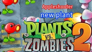 Pvz2  Super plant AppleMortar  Peashooter  Fusion mod [upl. by Lema]