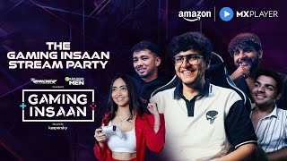 The Gaming Insaan Launch Party Stream ft Triggered Insaan [upl. by Cirdor]