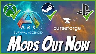 Cross Platform MODS Out Now   Ark Survival Ascended [upl. by Nytsirhc]