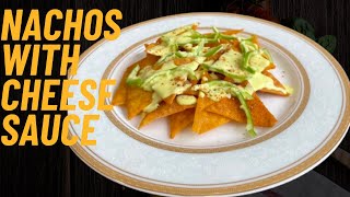 Homemade Nachos Recipe With Cheese Sauce Cheesy Seasoned Nachos  nachocheesesaucerecipe nachos [upl. by Patti]