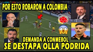 REACCIONO A FUERTE D3MAND4 A CONMEBOL AMAÑO Y R0B0 A COLOMBIA [upl. by Sunev]