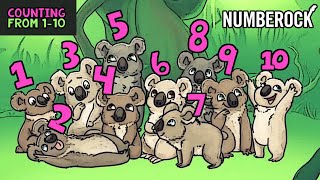 Counting to 10 in Song For PreschoolKindergarten [upl. by Nathanoj]