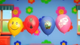 Binkie TV  Color Balloons Fun For Kids [upl. by Jess708]