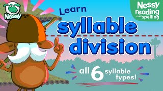 Syllable Division  Learn the six rules of syllables  Chunking words  Learn to Read [upl. by Aicatsue]