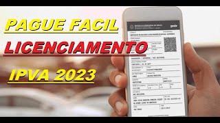 COMO PAGAR O LICENCIAMENTO IPVA 2023 MG RJ ES [upl. by Afihtan]