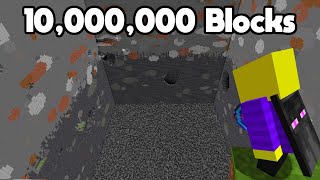 I Broke 10000000 Blocks in Minecraft [upl. by Linet309]