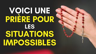 Voici une prière pour les situations impossibles CatholiquesFrançais [upl. by Samoht]