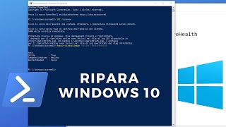 Come riparare limmagine e ripristinare la salute di Windows 10 [upl. by Olson]