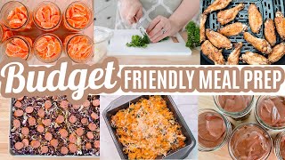 EASY BUDGET MONTHLY FREEZER MEAL PREP RECIPES COOK WITH ME LARGE FAMILY MEALS WHATS FOR DINNER [upl. by Botnick313]