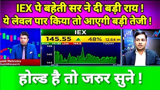 IEX SHARE LATEST NEWS TODAYIEX SHARE ANALYSIS IEX पे बहेती सर ने दी बड़ी राय [upl. by Aener]