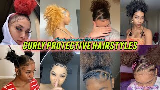 Natural Curly Hairstyles Compilation 💞 Viral Curly hair tiktoks [upl. by Anairam]