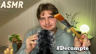 ASMR  Décompte  Visuel  mic brushing  💤 [upl. by Neehsas]