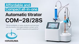 HIRANUMA Automatic Titrator COM2828S [upl. by Nnaeerb]