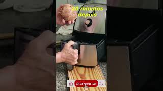 Como retirar a CASCA DO COCO usando Airfryer socoseco coco [upl. by Lowery37]