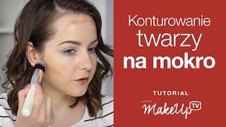 Konturowanie twarzy na mokro – to proste Milena [upl. by Wendall]