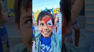 Adivina Pintacaritas con Payasita Motita Spiderman Face painting [upl. by Perkin]