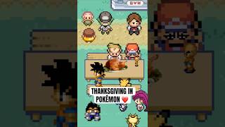 Thanksgiving in Pokemon ❤️ pokemon shorts [upl. by Falo926]