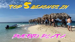 Top 5 Beaches in Puerto Plata Dominican Republic [upl. by Notsla]