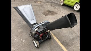 Craftsman 65HP Wood Chipper  Shredder  SOLD [upl. by Nibbor]