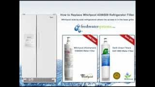 How to Change a Whirlpool 4396508 4396510 4396701 Refrigerator Water Filter [upl. by Adnauqahs248]