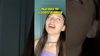 pov puoi scoprire il egregio di famiglia se paghi 1000 € PARTE 2😍 c thejessicakaylee [upl. by Ettolrahs]