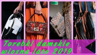 Modne torebki 👜 damskie wiosna lato 2019 [upl. by Wieche]