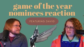 My Game of the Year Nominees Reaction [upl. by Yate]