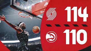 Portland Trail Blazers 114 Atlanta Hawks 110  Game Highlights  November 17 2024 [upl. by Harihat]