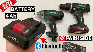 NUOVA BATTERIA PARKSIDE PERFORMANCE 4Ah 20V BLUETOOTH X20V TEAM [upl. by Alansen]