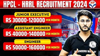 HPCL Rajasthan Refinery Recruitment 2024  Junior ExecutiveAsst Engineer Engineer Recruitment [upl. by Larrad]