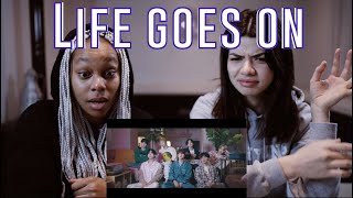 BTS 방탄소년단 Life Goes On Official MV Reaction [upl. by Genisia]