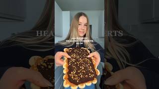 Healthy amp Easy Dessert Idea🤩 healthyrecipes healthydessert glutenfree [upl. by Ymassej891]