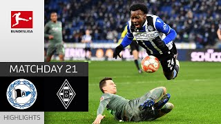 Arminia Bielefeld  Borussia Mgladbach 11  Highlights  Matchday 21 – Bundesliga 202122 [upl. by Etterraj]