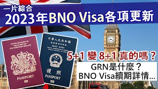 申請前必看！BNO Visa移民英國 填表2023更新項目│一開始就見GRN是什麼？真的會變81？│延長BNO Visa方法推出 可無限次續期 [upl. by Hairim]