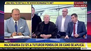 Interviu Daniel Baciu Noi majorări de pensii pentru milioane de români [upl. by Nwahsad597]