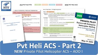 Helicopter ACS Private Pilot Part 2  Preflight Preparation Tasks [upl. by Augustine]