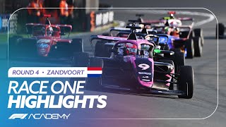 Race 1 Highlights  Zandvoort 2024  F1 Academy [upl. by Amo912]