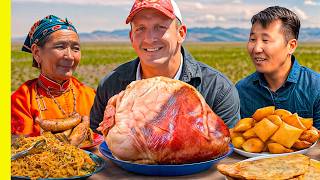 ¡¡CORAZÓN DE CAMELLO Gigante ¡¡Comiendo CARNE EXTREMA a Través de Mongolia Documental Completo [upl. by Kinelski]