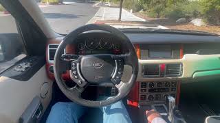 86kMile Range Rover Supercharged 2006 L322  Driving Video  Buckingham Blue over Navy [upl. by Donnenfeld]