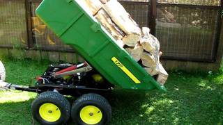 John Deere 17P hydraulic dump cart [upl. by Kinsler685]