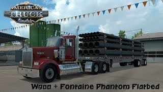 ATS  W900 amp Fontaine Phantom Flatbed [upl. by Comyns]