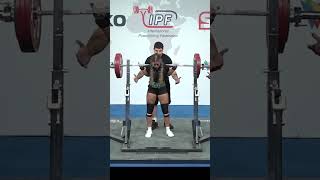 World Junior Record Squat classic with 1955 kg by Nataleigh Hunter USA in 63kg class [upl. by Gwenni947]