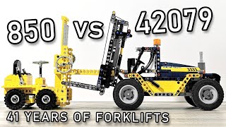 LEGO 850 vs LEGO 42079  LEGO Forklifts Comparison  850 LEGO Forklift  42079 LEGO Forklift [upl. by Al705]