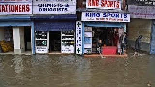 Jhelum river crosses danger level in Srinagar govt sounds alert [upl. by Studdard80]