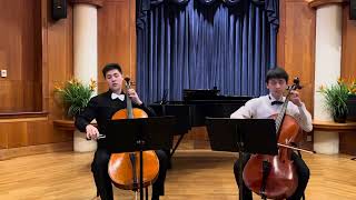 Jean Barrière Sonata No 10 in G major for two cellos [upl. by Atcele314]