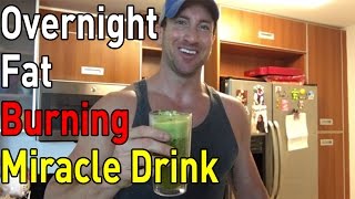 Lose Weight FAST with this Bed Time Fat Cutting Drink How To Lose Belly Fat Overnight Drink [upl. by Goraud]