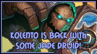 Hearthstone Kolento is back with some jade druid [upl. by Namrac]