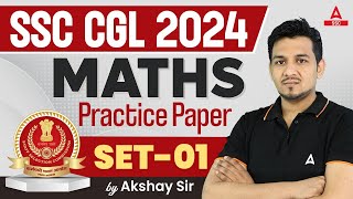 SSC CGL 2024  SSC CGL Maths Classes By Akshay Sir  SSC CGL Math Practice Paper Set 1 [upl. by Niarda]