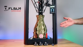 Flsun SR Super Racer  Delta 3D Printer  Unbox amp Setup [upl. by Ailekat87]