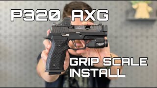 Sig P320 AXG Grip Review  Tactical Dynamics [upl. by Zeeba]